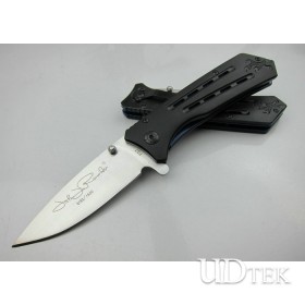 Hand-signed Version F57 Folding Knife Camping Knives with Aluminum Oxide Handle UDTEK01251 
